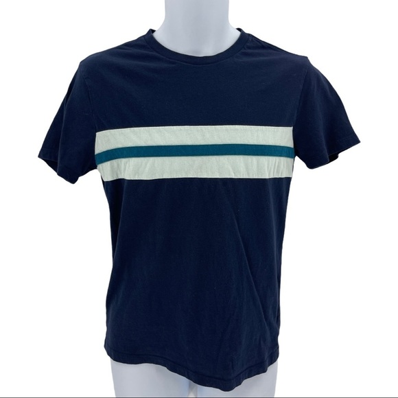 Gap Everyday Stripe Colorblock Short Sleeve Tee XS - Picture 1 of 5